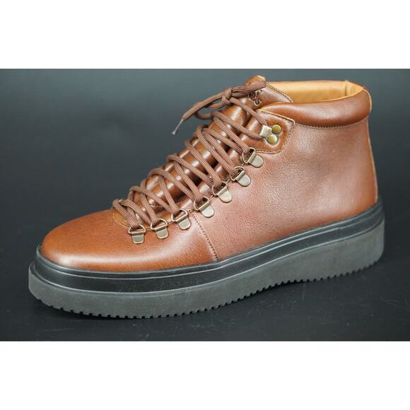 Allen Edmonds Knox High Brown Leather Sneaker Boot Size 9 New Ultralight $475 main image 8